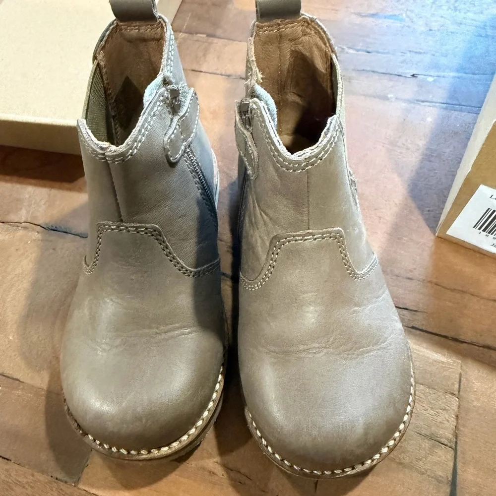 Jamie Kay Kids Leather w Elastic Side / color: bear